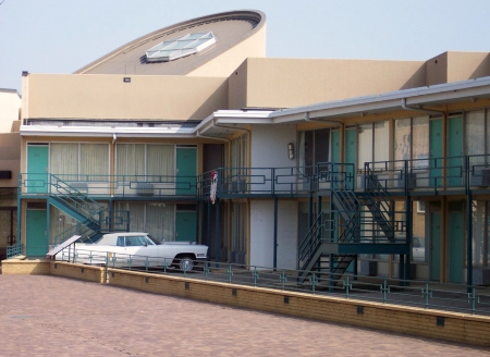 A view of the Lorraine Motel, Memphis, Tennesseeのeditorial素材