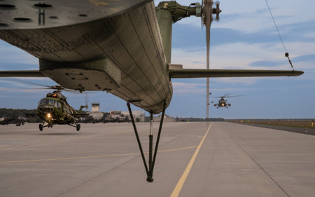 Powidz, Poland, 10th April 2021 ,, 7th special operations squadron, "7. eds - 7. squadron of special actions"のeditorial素材