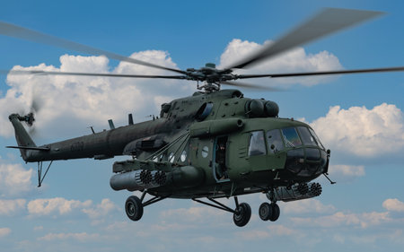 Powidz, Poland, 10th April 2021 ,, 7th special operations squadron, "7. eds - 7. squadron of special actions"のeditorial素材