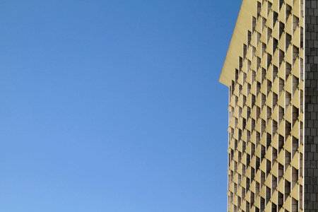Blue sky and office building - Lisbon, Portugal