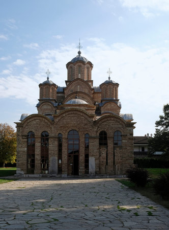 GraÄanica Monastery, a Serbian Orthodox monastery located in GraÄanica, a Serbian enclave near...