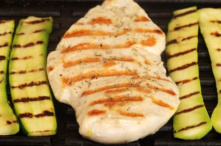 grilled chickenの写真素材