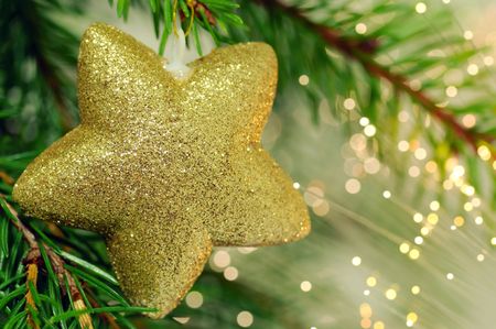 christmas starの写真素材