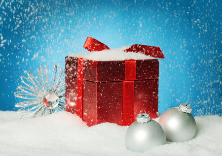 christmas presentの写真素材