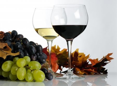 two wineglassesの写真素材