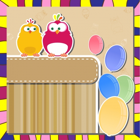 Birthday greeting cardのイラスト素材