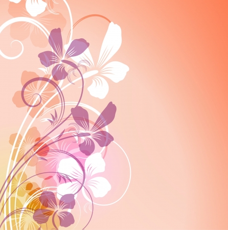 Elegant floral background  Format のイラスト素材