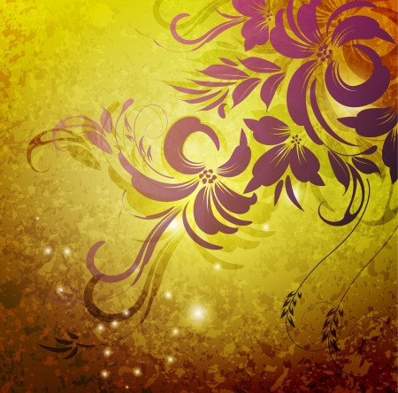 Elegantly floral backgroundのイラスト素材