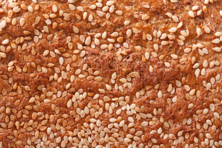 texture of brown bread with sesame close up
の写真素材