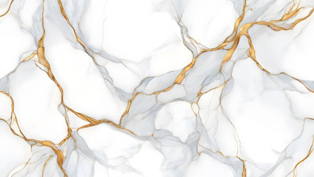Marble patterned texture background. Abstract backdrop of marble with gold veins.の素材