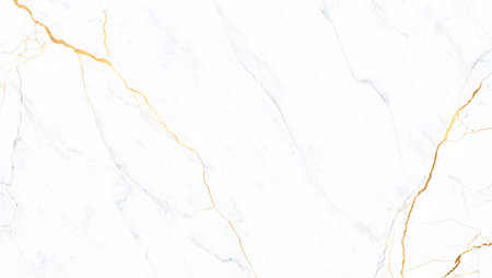 White marble texture with gold veins. Abstract background and texture for design.の素材