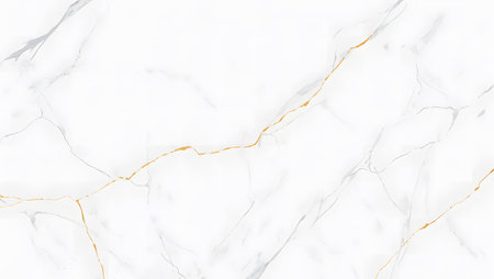 White marble texture with gold veins patterned for background or design art work.の素材