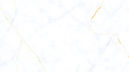 White marble texture with gold veins abstract background pattern with high resolution.の素材