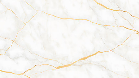 White marble texture with gold veins abstract background pattern with high resolution.の素材