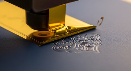 Close up of a stapler making a hole in the paperの素材