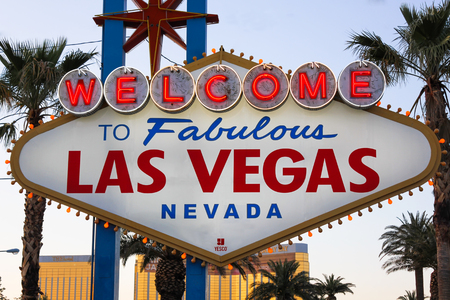 Welcome Las Vegasの写真素材