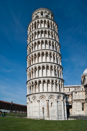 The learning Tower, Pisa Duomo, Toscany, Italyの写真素材