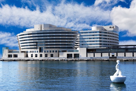 Pier Terminal in Barcelonaのeditorial素材