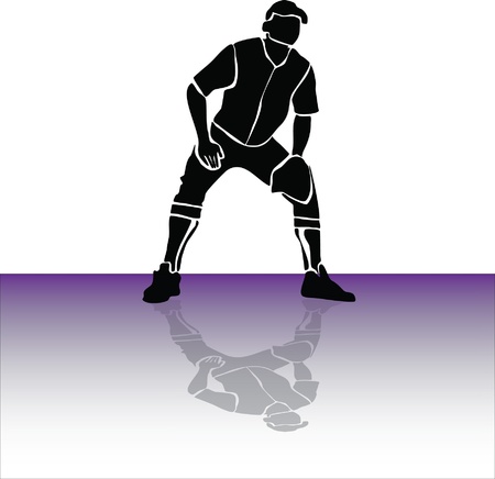 Baseball playerのイラスト素材