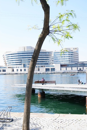 Barcelona, Spain  - May 15, 2010: Pier Terminal in Barcelonaのeditorial素材