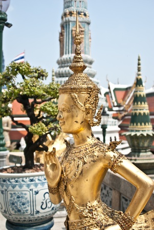 Gold Statues, Thailandの写真素材