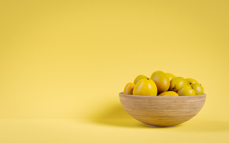Mango Colorful Backdrop Background Copy Space. 3D artworkの写真素材