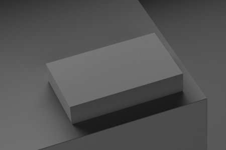 Phone box packaging blank mockup for design branding presentationの写真素材