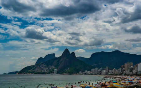 Ipanema one of the most famous beaches in Brazil