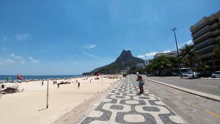 Summer day at the beachの写真素材