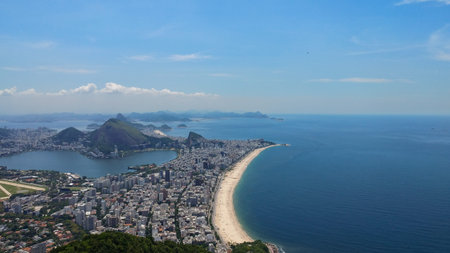 View of Rio de Janeiro coastline