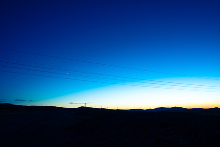 After sunsetの写真素材