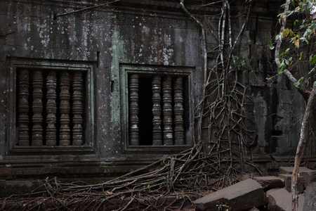 Ruins of Beng Mealea Temple Angkor Cambodiaの写真素材