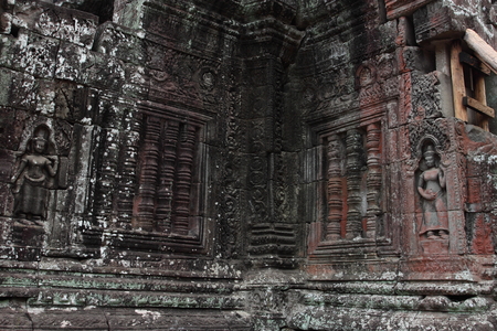 Banteay Kedi Temple in Angkor Siem Reap Cambodiaの写真素材