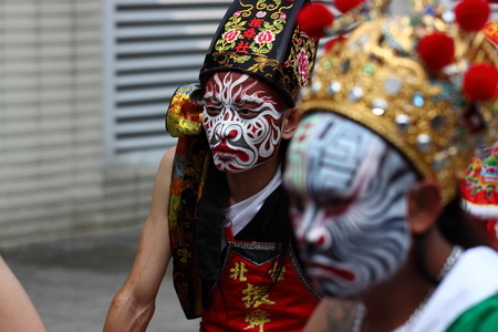 Holy generals parade on Matsu Temple Fairのeditorial素材