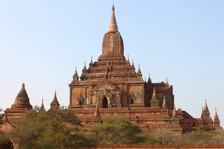 Sulamani, Buddhist temples in Bagan, Myanmarの写真素材