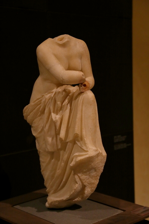 Antique works of art in the Capitoline Museum. Capitoline Hill - ROME, ITALYのeditorial素材