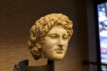 Antique works of art in the Vatican Museum ROME, ITALYのeditorial素材
