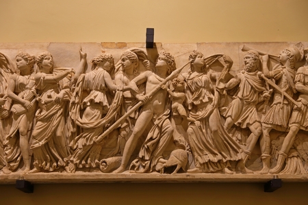 Inside the Vatican Museum one of the largest museums in the world Vatican Galleries frescoesのeditorial素材