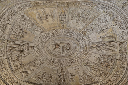 Antique works of art in the Capitoline Museum. Capitoline Hill - ROME, ITALYのeditorial素材