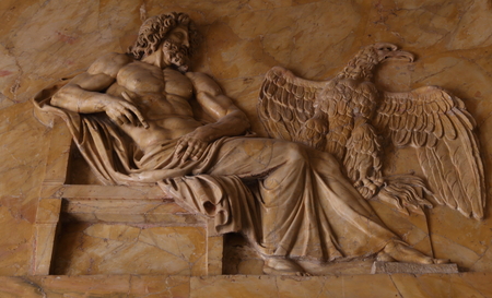 Statue in Galleria Borghese Rome Italyのeditorial素材