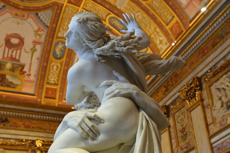 Rape of Proserpine , Galleria Borghese, Rome, Italyのeditorial素材
