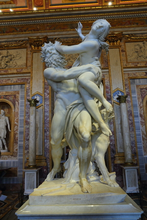 Rape of Proserpine , Galleria Borghese, Rome, Italyのeditorial素材