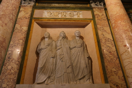 Statue in Galleria Borghese Rome Italyのeditorial素材