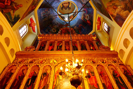 St. Basil s Cathedral interior. Moscow, Russia. Famous, architecture.