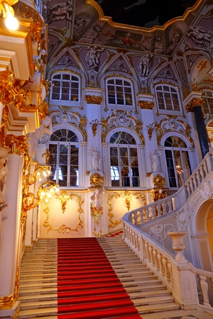 Jordan Staircase of the Winter Palaceのeditorial素材