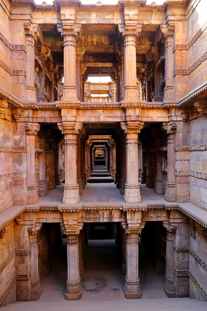 Dada Harir Vav stepwell is a Hindu water building in Asarwa Ahmedabad in the Indian state of Gujarat.のeditorial素材