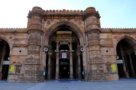 Jama Masijd mosque in Makaraba, Ahmedabad in the Indian state of Gujaratのeditorial素材