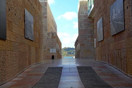 Museum of Modern and Contemporary Art (Museu ColeÃ§Ã£o Berardo) in Lisbon, Portugalのeditorial素材