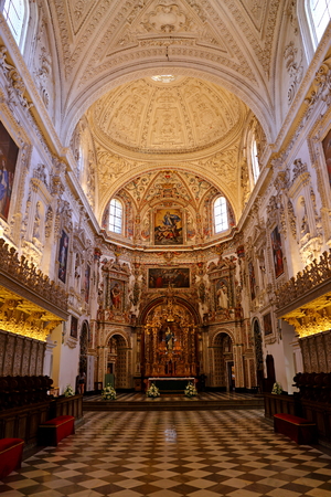 Interior of the Carthusian monastery church of the Assumption of Our Lady (Monasterio de la Cartuja) , Granada, Spain.のeditorial素材