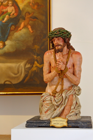 Interior of the Carthusian monastery church of the Assumption of Our Lady (Monasterio de la Cartuja) , Granada, Spain.のeditorial素材